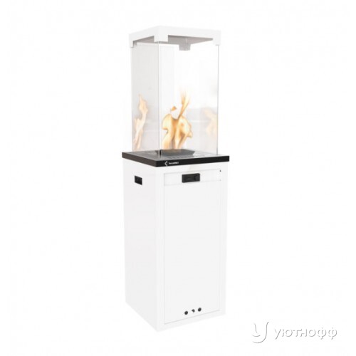 Обогреватель на газу Kratki PATIO/LIGHT белая сталь с ручным управлением Обогреватель на газу Kratki PATIO/LIGHT белая сталь с ручным управлением