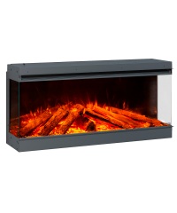Электрокамин Lumen 1200 c натуральными дровами