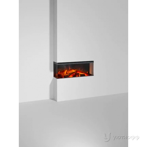 Электрокамин с обогревом Lumen 870 с натуральными дровами