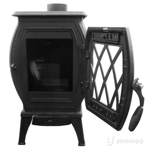 Дровяная печь ПМЧ-10С Офелия из чугуна