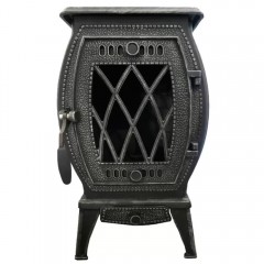 Печь отопительная ПМЧ-10С "Офелия" со стеклом (Окрашенная)