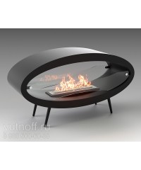 Биокамин напольный Lux Fire "Эллипс" 1200