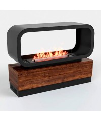 Тумба Империал-1200 с автоматическим биокамином Smart Flame 800 RC