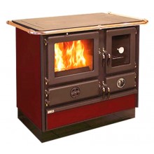 Дровяная отопительно-варочная печь MBS Super Thermo Magnum 4D Red (левая/правая)