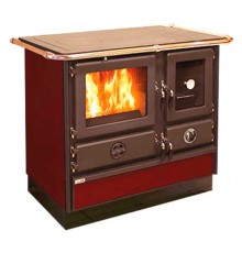 Дровяная отопительно-варочная печь MBS Super Thermo Magnum 4D Red (левая/правая)