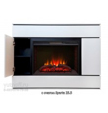 Каминокомплект Террано 23-25.5 со шкафчиками (портал Terrano + широкий очаг 23-25.5")