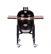 Керамический гриль Monolith Classic Pro-Serie 2.0 Black на ножках со столиками