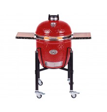 Керамический гриль Monolith Classic Pro-Serie 2.0 Red на ножках со столиками