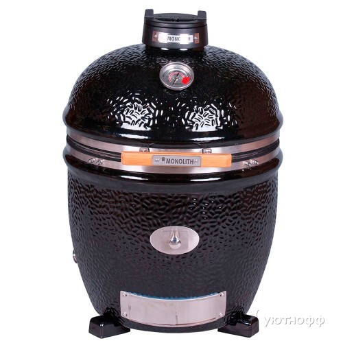 Угольный гриль Монолит Ту Классик черный