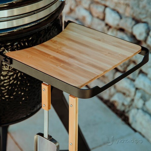 Угольный гриль Монолит Ту Классик с боковыми столиками