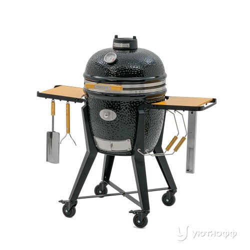 Угольный гриль Монолит Ту Классик с боковыми столиками