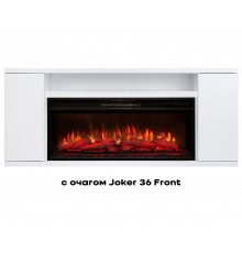 Каминокомплект Берген 36 белый (портал Bergen 36 WT-P511 + очаг Joker 36)