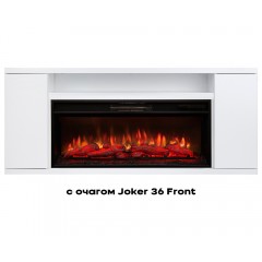 Каминокомплект Берген 36 белый (портал Bergen 36 WT-P511 + очаг Joker 36)