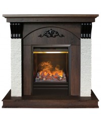 Каминокомплект Корфино 3Д орех (портал RealFlame Corfino NT-F316 + очаг 3D Olympic)