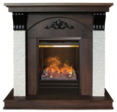 Каминокомплект Корфино 3Д орех (портал RealFlame Corfino NT-F316 + очаг 3D Olympic)