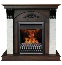 Каминокомплект Корфино 3Д орех (портал RealFlame Corfino NT-F316 + очаг 3D Oregan)