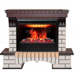 Каминокомплект Кантри 3Д Гелиос 26 (портал RealFlame Country 26 AO + очаг 3D Helios 26)