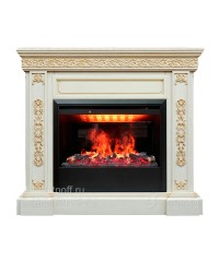 Каминокомплект Екатерина 3Д (портал RealFlame Ekaterina 26 WT + 3D очаг Novara 26 / Helios 26)