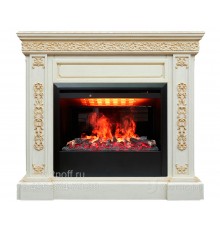 Каминокомплект Екатерина 3Д (портал RealFlame Ekaterina 26 WT + 3D очаг Novara 26 / Helios 26)