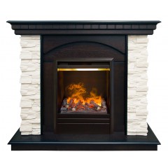Каминокомплект Элфорд 3Д античный дуб (портал RealFlame Elford STD AO + очаг 3D Olympic)
