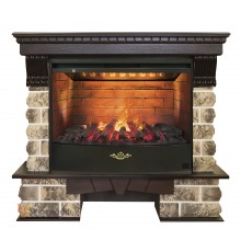 Каминокомплект Канзас 3Д (портал RealFlame Kansas 33 AO + очаг 3D Firestar 33)