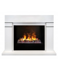 Каминокомплект Линделс 630 (портал RealFlame Lindelse 26 WT/BL + очаг 3D Cassette 630)