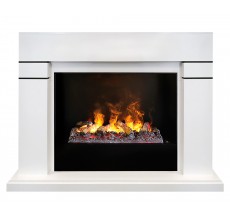 Каминокомплект Линделс 630 (портал RealFlame Lindelse 26 WT/BL + очаг 3D Cassette 630)