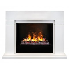 Каминокомплект Линделс 630 (портал RealFlame Lindelse 26 WT/BL + очаг 3D Cassette 630)