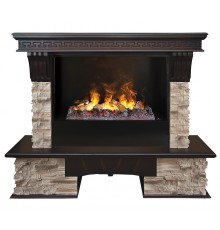 Каминокомплект Роклэнд 630 (портал RealFlame Rockland + очаг 3D Cassette 630)