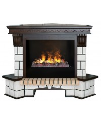 Угловой каминокомплект Стоун 630 (портал Stone Corner AO + очаг 3D Cassette 630)