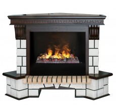 Угловой каминокомплект Стоун 630 (портал Stone Corner AO + очаг 3D Cassette 630)