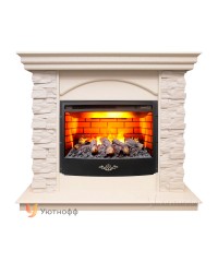 Каминокомплект Элфорд 3Д (портал RealFlame Elford WT + очаг 3D Firestar 25.5)