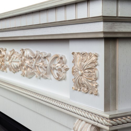 Электрокамин Эстелла 3D 26 WT с очагом 3D Гелиос 26