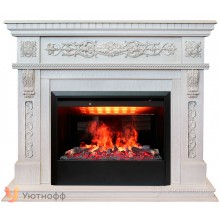 Каминокомплект Эстелла 3Д Гелиос 26 (портал RealFlame Estella 26 WT + очаг 3D Helios 26)