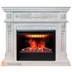 Каминокомплект Эстелла 3Д Гелиос 26 (портал RealFlame Estella 26 WT + очаг 3D Helios 26)