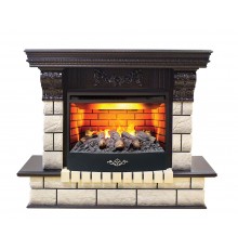 Каминокомплект Грация 3Д (портал RealFlame Gracia 24 / 25.5 AO + очаг 3D Firestar 25.5)