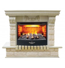 Каминокомплект Грация 3Д (портал RealFlame Gracia 24 / 25.5 WT + очаг 3D Firestar 25.5)