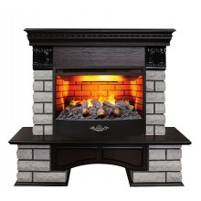 Каминокомплект Кантри Люкс Рок 3Д (портал Country Lux Rock 25.5 AO + очаг 3D Firestar 25.5)