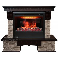 Каминокомплект Роклэнд 26 3Д (портал RealFlame Rockland AO + очаг 3D Helios 26)