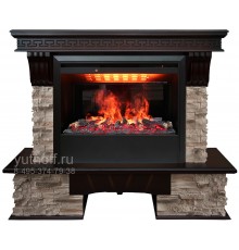 Каминокомплект Роклэнд 26 3Д (портал RealFlame Rockland AO + очаг 3D Helios 26)