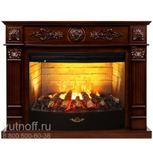 Каминокомплект Леонардо 3Д (портал RealFlame Leonardo NT 33 + очаг 3D Firestar 33)