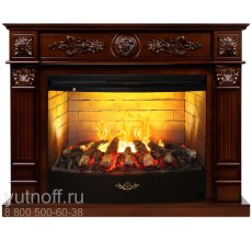 Каминокомплект Леонардо 3Д (портал RealFlame Leonardo NT 33 + очаг 3D Firestar 33)