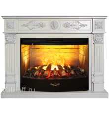 Каминокомплект Леонардо 3Д (портал RealFlame Leonardo WT 33 + очаг 3D Firestar 33)