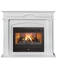 Каминокомплект Мирра 3Д (портал RealFlame Mirra WT + 3D очаг Novara / Helios 26)