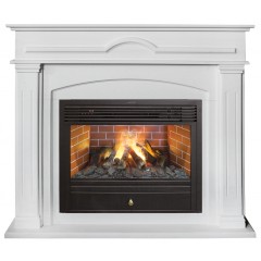 Каминокомплект Мирра 3Д (портал RealFlame Mirra WT + 3D очаг Novara / Helios 26)