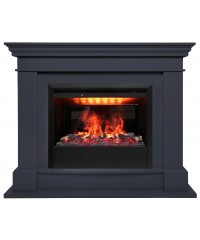 Каминокомплект Онтарио 3Д графит (портал Ontario 26 GR-P718 + очаг 3D Helios 26)