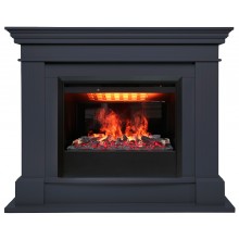 Каминокомплект Онтарио 3Д графит (портал Ontario 26 GR-P718 + очаг 3D Helios 26)