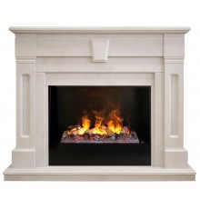 Каминокомплект Келли 3Д 630 (портал RealFlame Kellie 26 WT + очаг 3D Cassette 630)