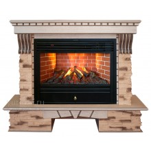 Каминокомплект Соренто 3Д (портал RealFlame Sorento 26 + очаг 3D Novara 26)