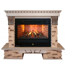 Каминокомплект Соренто 3Д (портал RealFlame Sorento 26 + очаг 3D Novara 26)